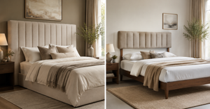 Floor standing vs strutted headboards: which is better?