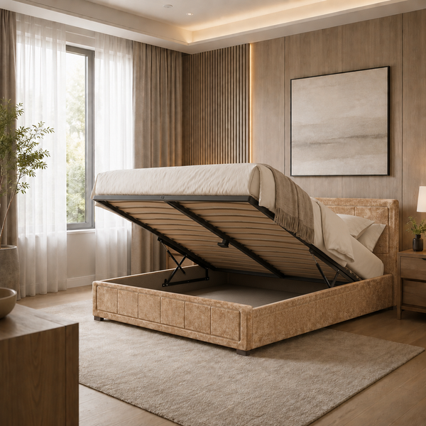 Hawkesmere Upholstered Ottoman Bed