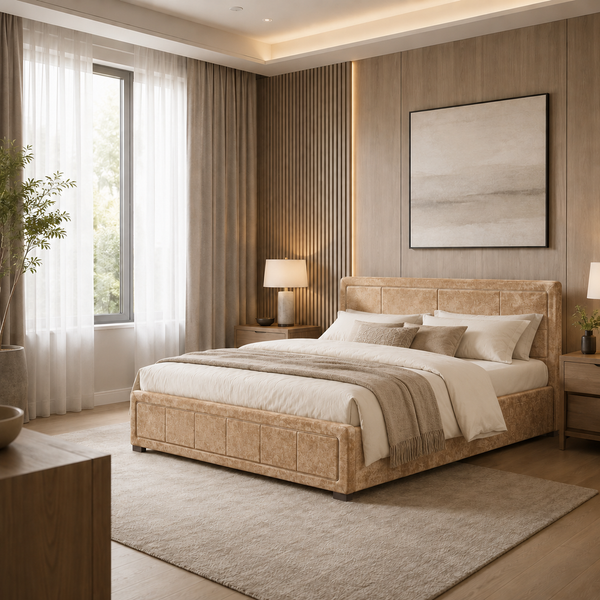 Hawkesmere Upholstered Ottoman Bed