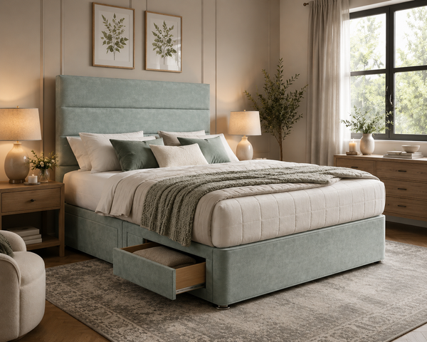 Halewood Divan Bed with Drawer Storage