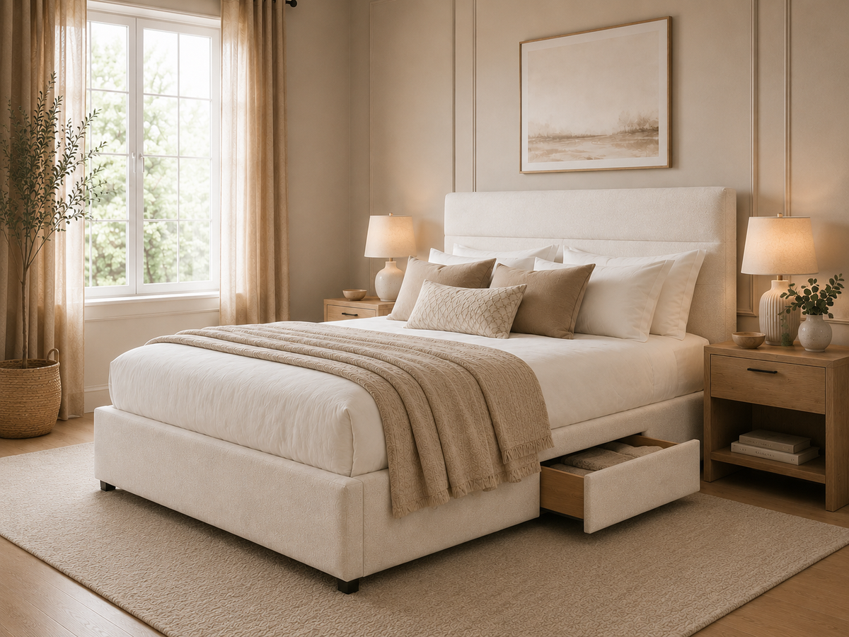 Elmsbury Divan Bed with Drawer Storage
