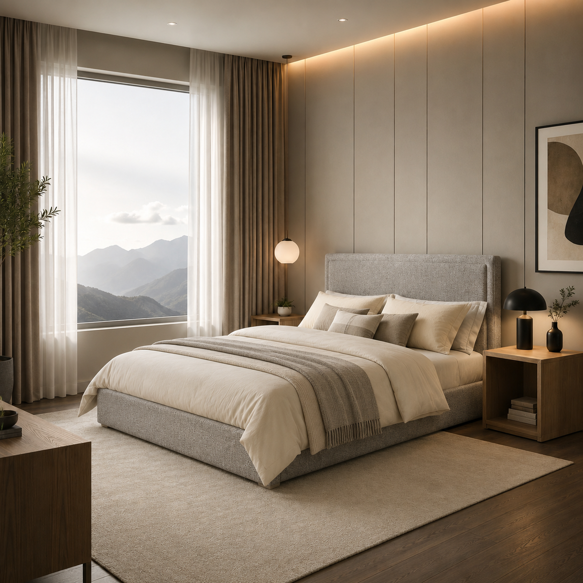 Ravenswick Upholstered Ottoman Bed