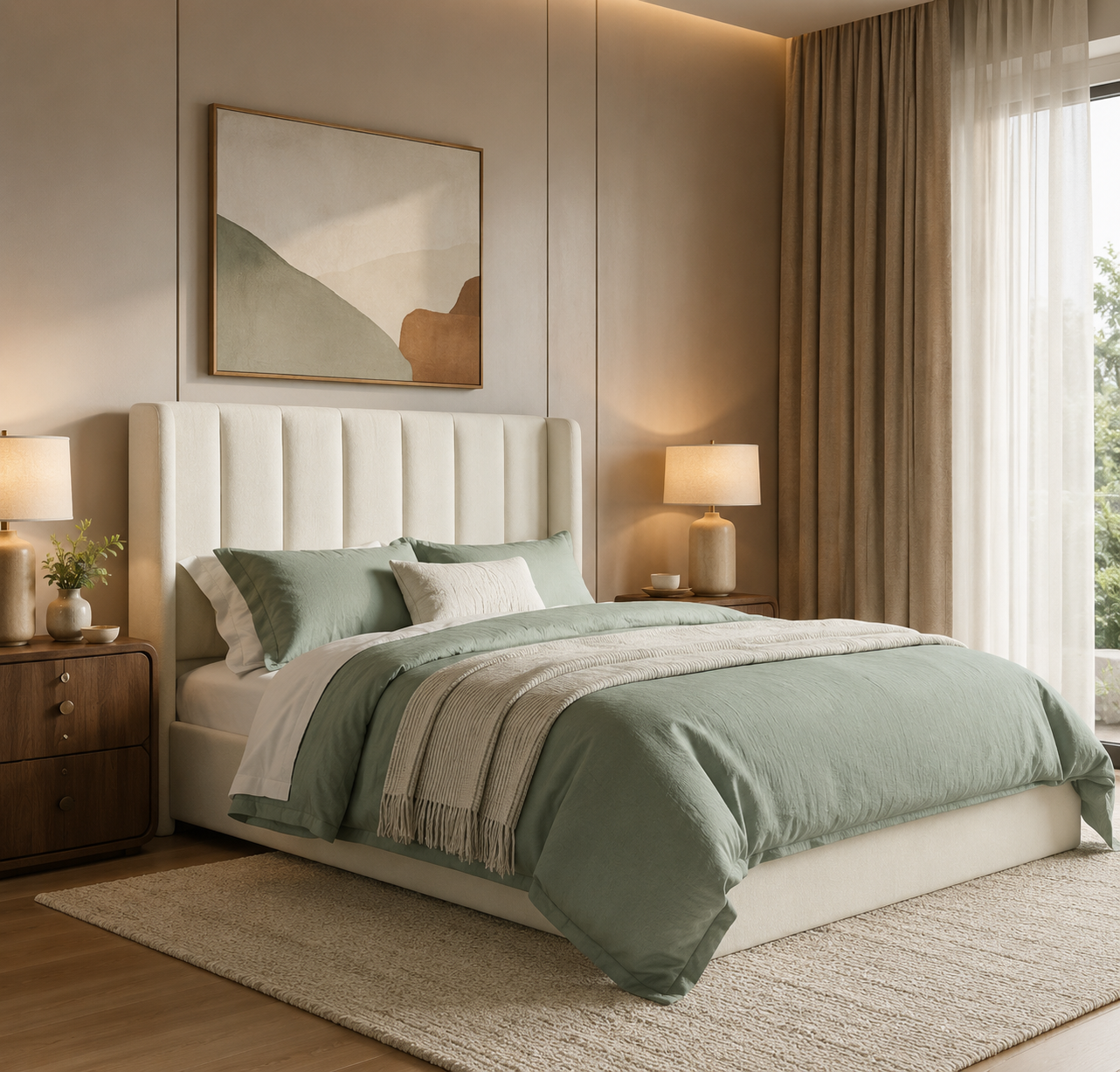 Ashcombe Upholstered Ottoman Bed