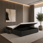 Norwyn Ottoman Storage Half End Lift Divan Bed Base