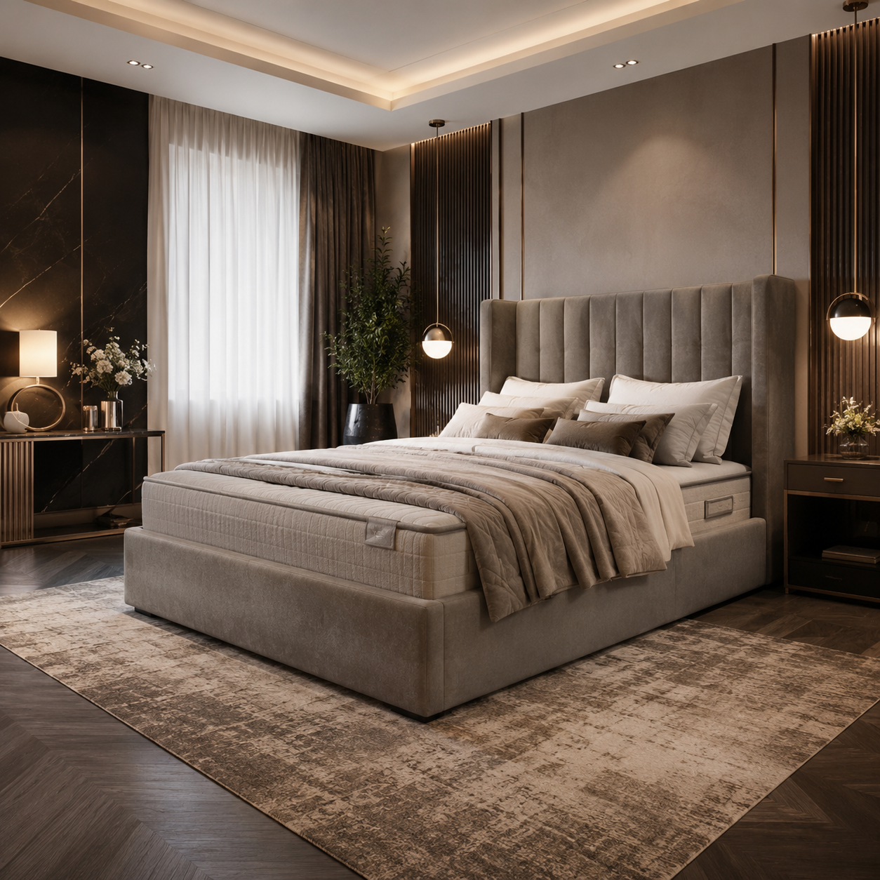 Elara Upholstered Bed