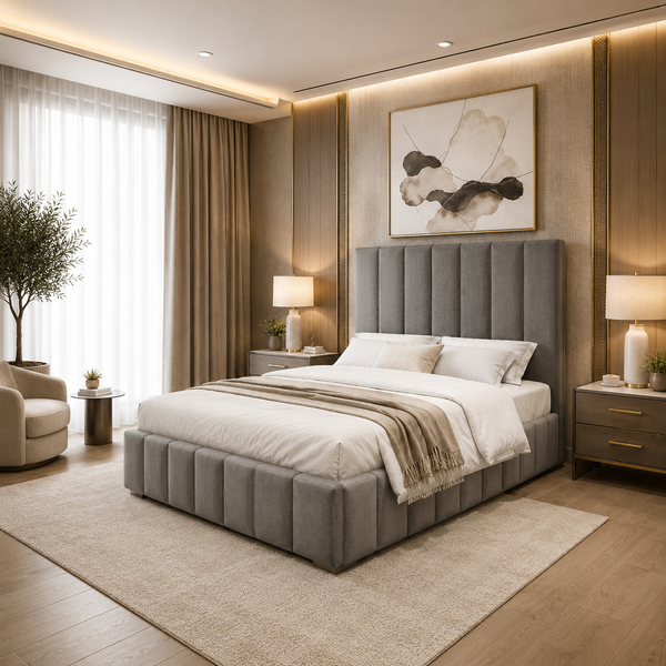 Loxley Upholstered Ottoman Bed