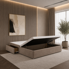 Norwyn Ottoman Storage Half End Lift Divan Bed Base