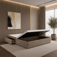 Norwyn Ottoman Storage Half End Lift Divan Bed Base