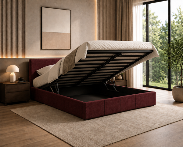 Penrose Upholstered Ottoman Bed